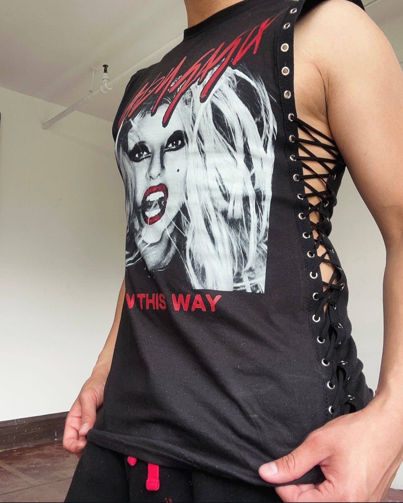 Sexy lace Up Shirt
