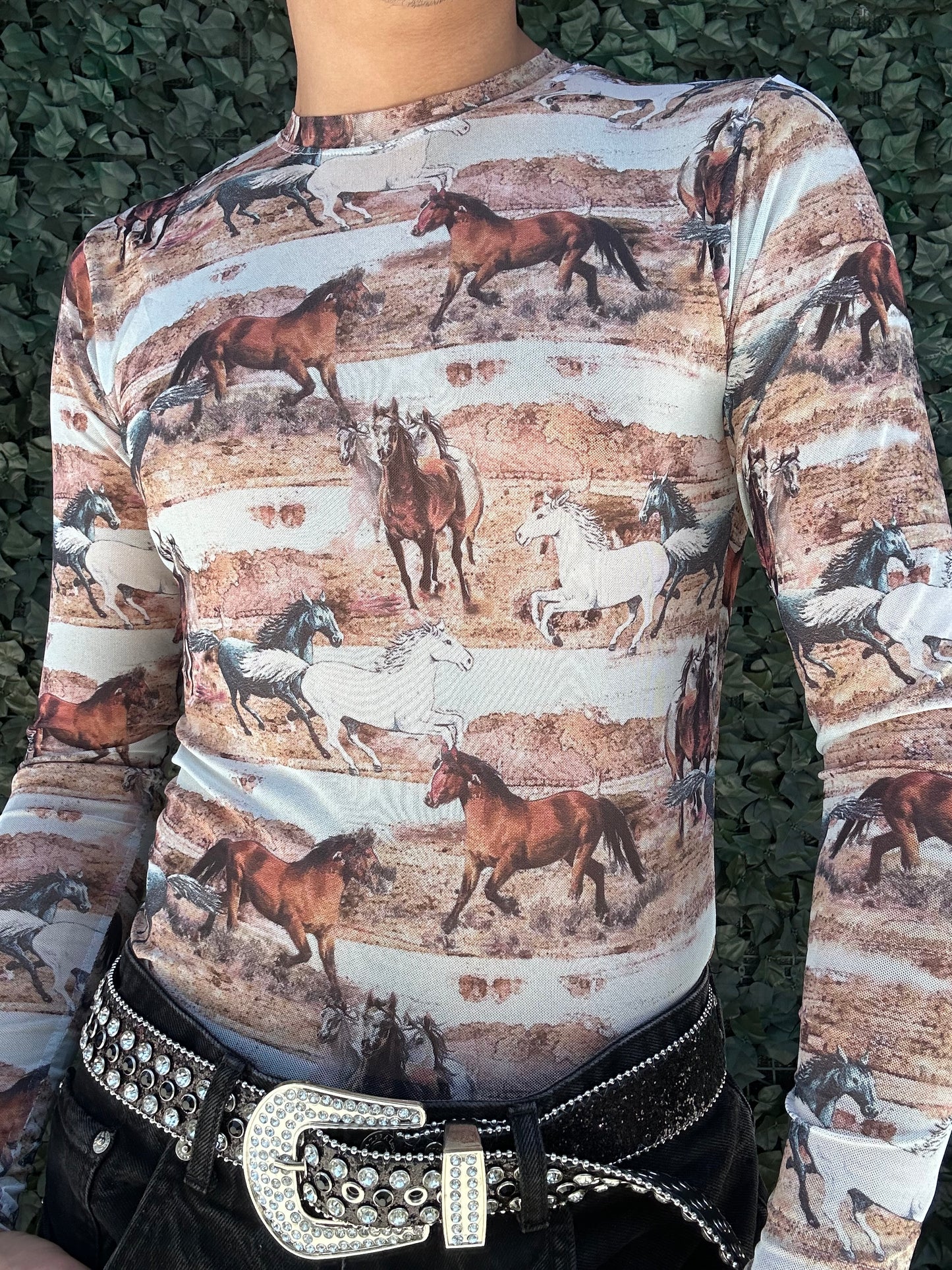 Horses tight tee