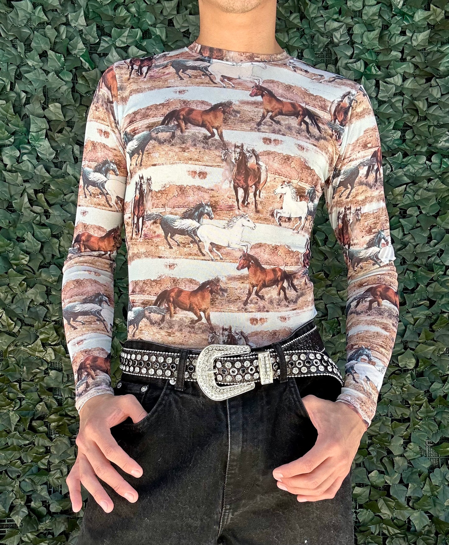 Horses tight tee
